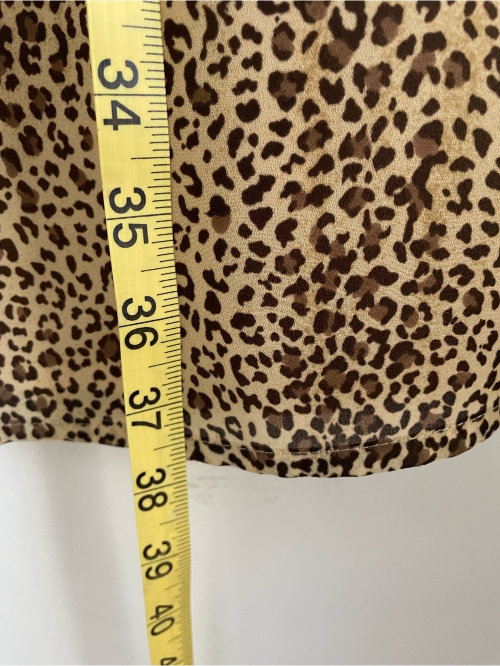 Emma James Leopard Midi Skirt in Tan and Black - Picture 3 of 6